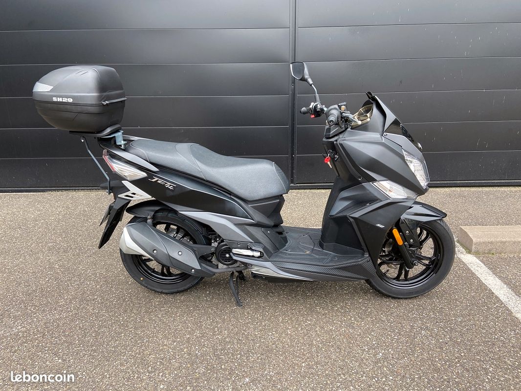 Sym Jet 14 2019 Top Case Scooter Occasion Moto Pulsion